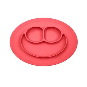 EZPZ NWOT Mini Mat Silicone Suction Plate Coral Red
